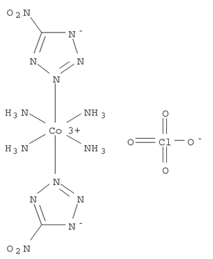 Cobalt(1+), tetraamminebis(5-nitro-1H-tetrazolato-.kappa.N2)-, (OC-6-22)-, perchlorate